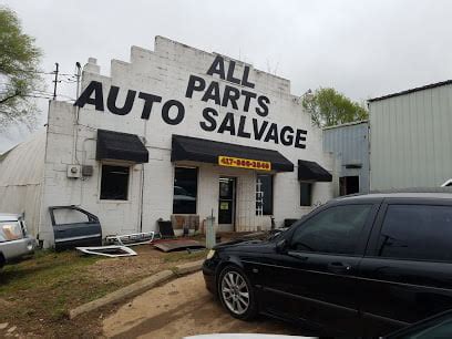 Salvage yards springfield mo - Locate Springfield, Missouri Salvage Yards, used auto parts, used car parts, truck parts and more. Call For A Quote 866-777-0160 Use Our Locator 👇🏻